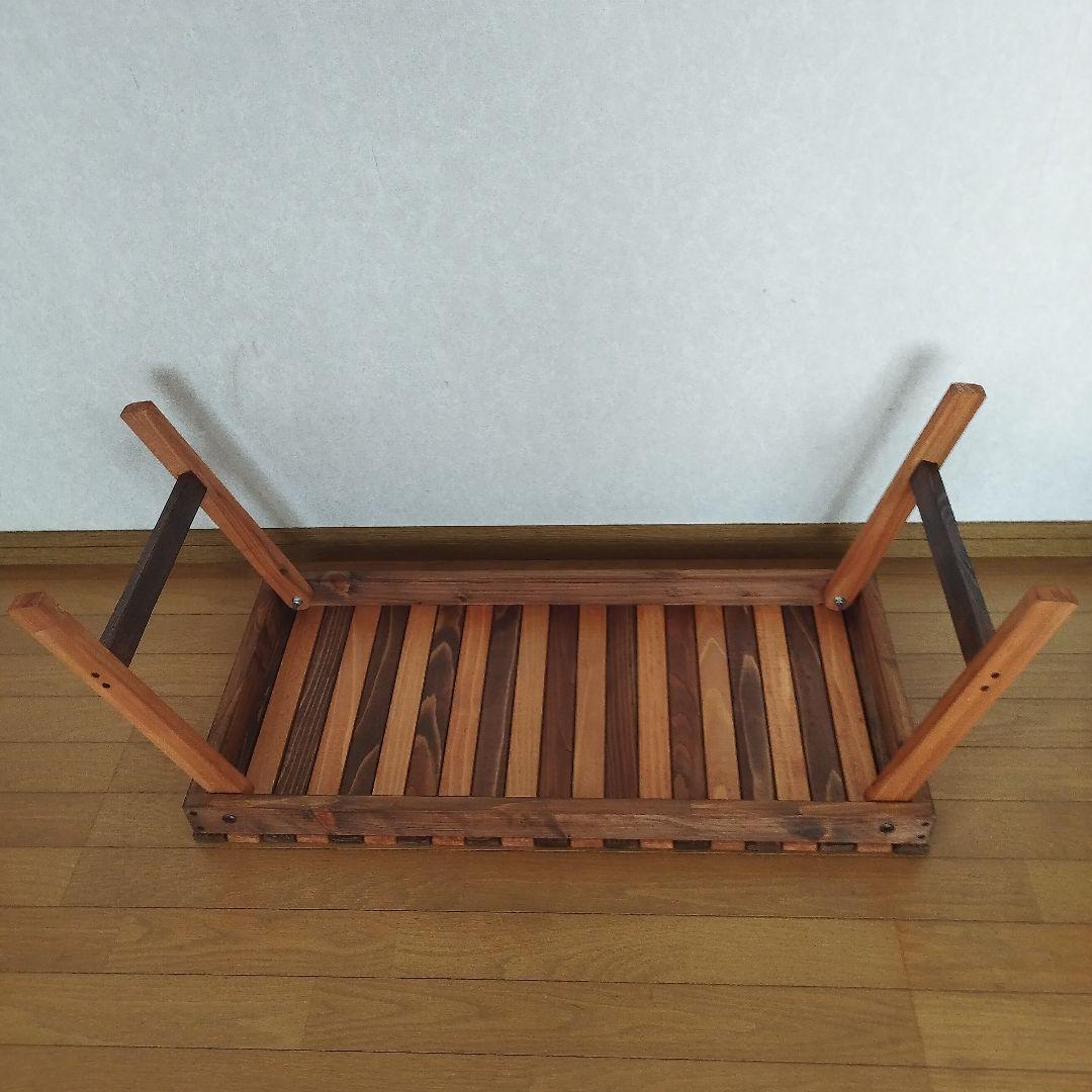 折りたたみローテーブル　ストレートタイプ　 俺のモッキン風　キングオローK171