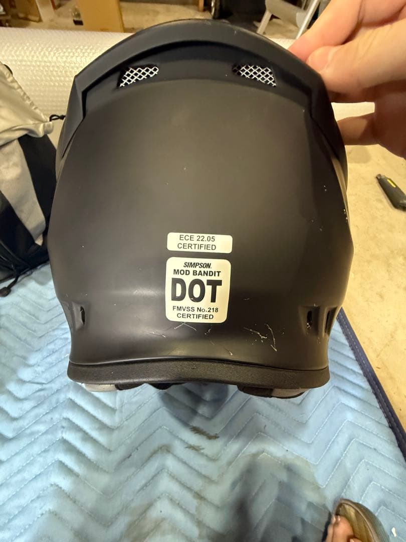 Simpson Mod Bandit フルフェイスヘルメット マットブラック