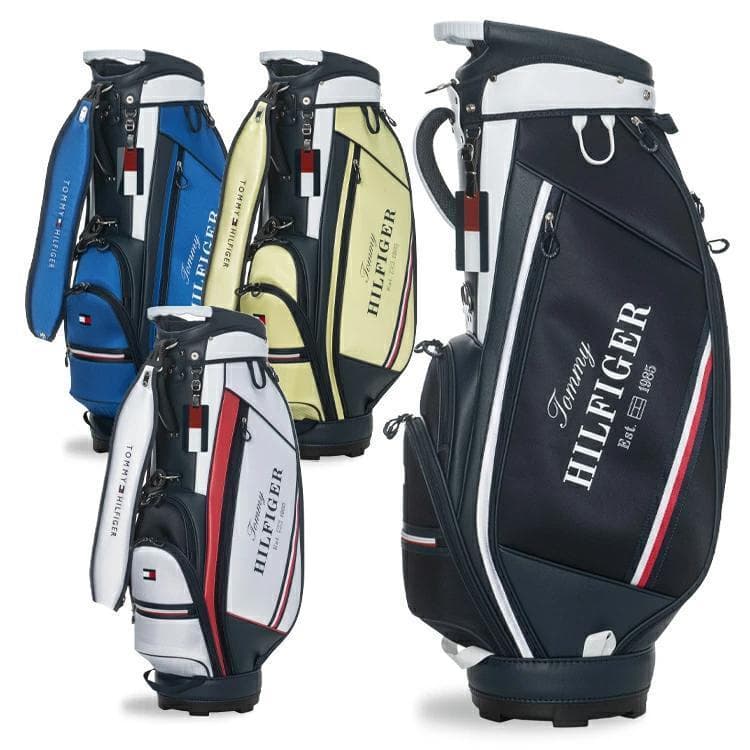 新品 トミーヒルフィガーゴルフ キャディバッグ THMG5SC5 ネイビー
