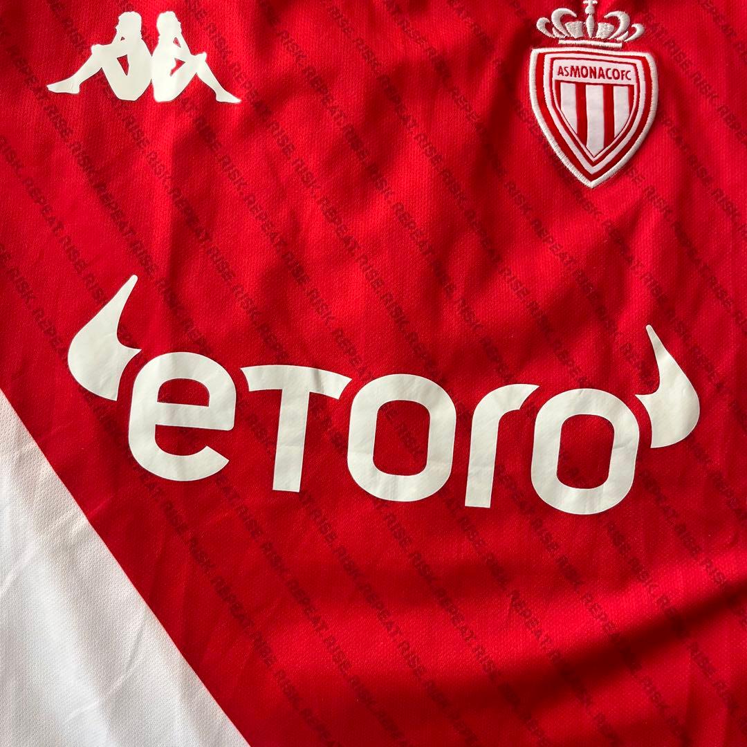 南野拓実/モナコ　レプリカユニフォーム　18 Mサイズ