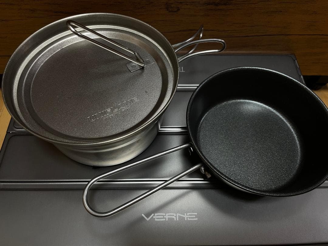 美しいヘラ絞りを見よ！ベルモント チタンスタッキングクッカー 650FC