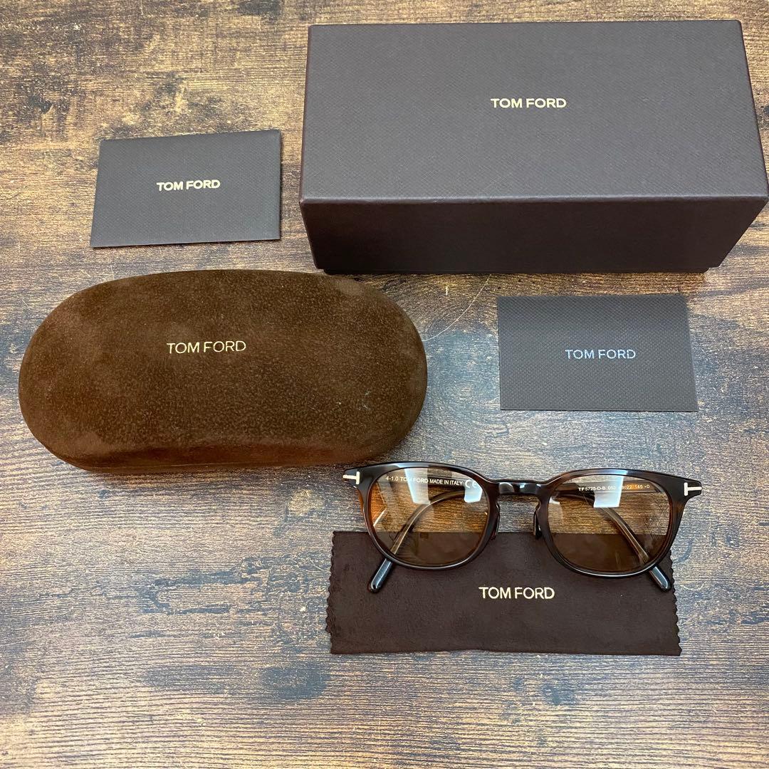 ぬ*〜様 トムフォード　サングラス　ウェリントン　ベッコウ柄　TOM FORD