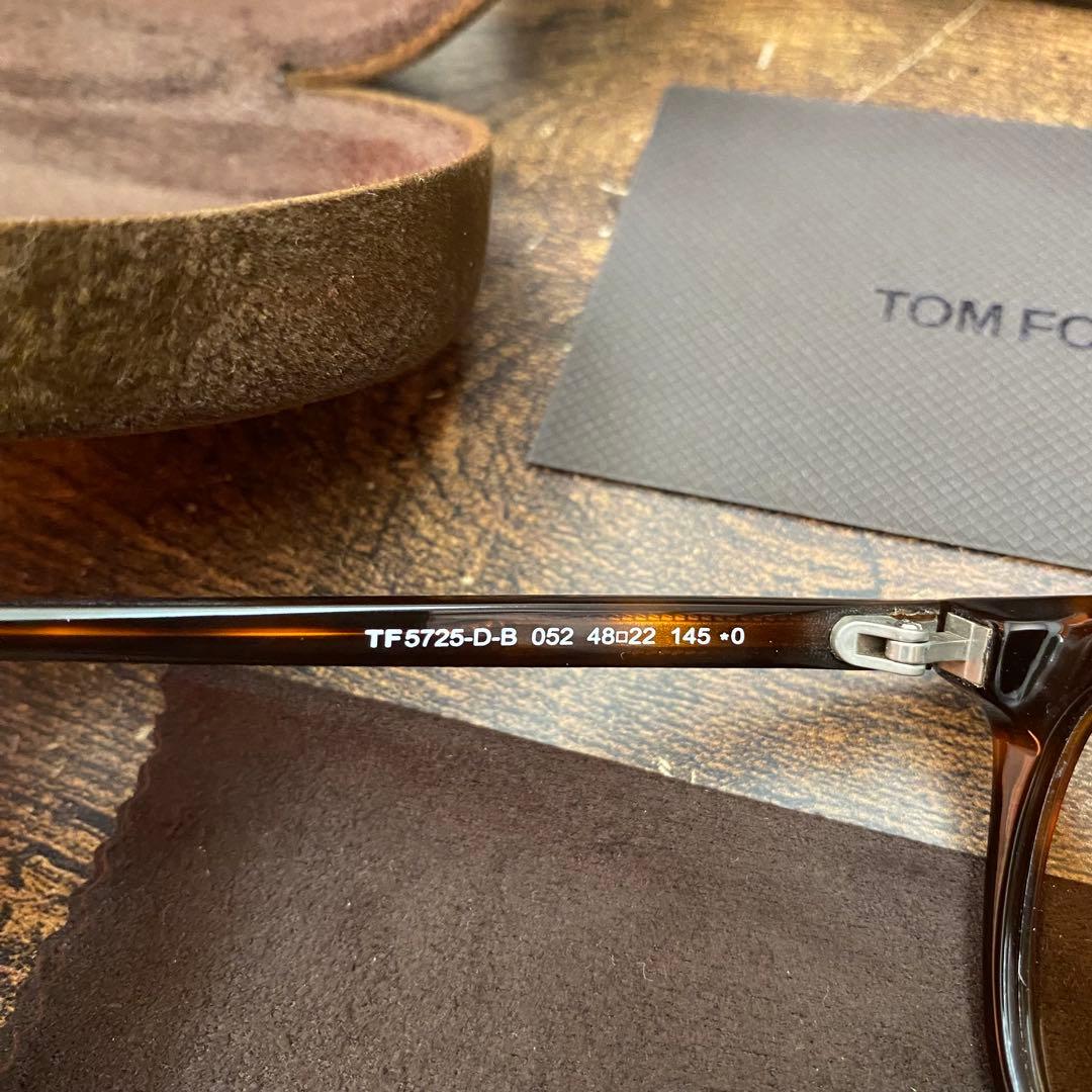 ぬ*〜様 トムフォード　サングラス　ウェリントン　ベッコウ柄　TOM FORD