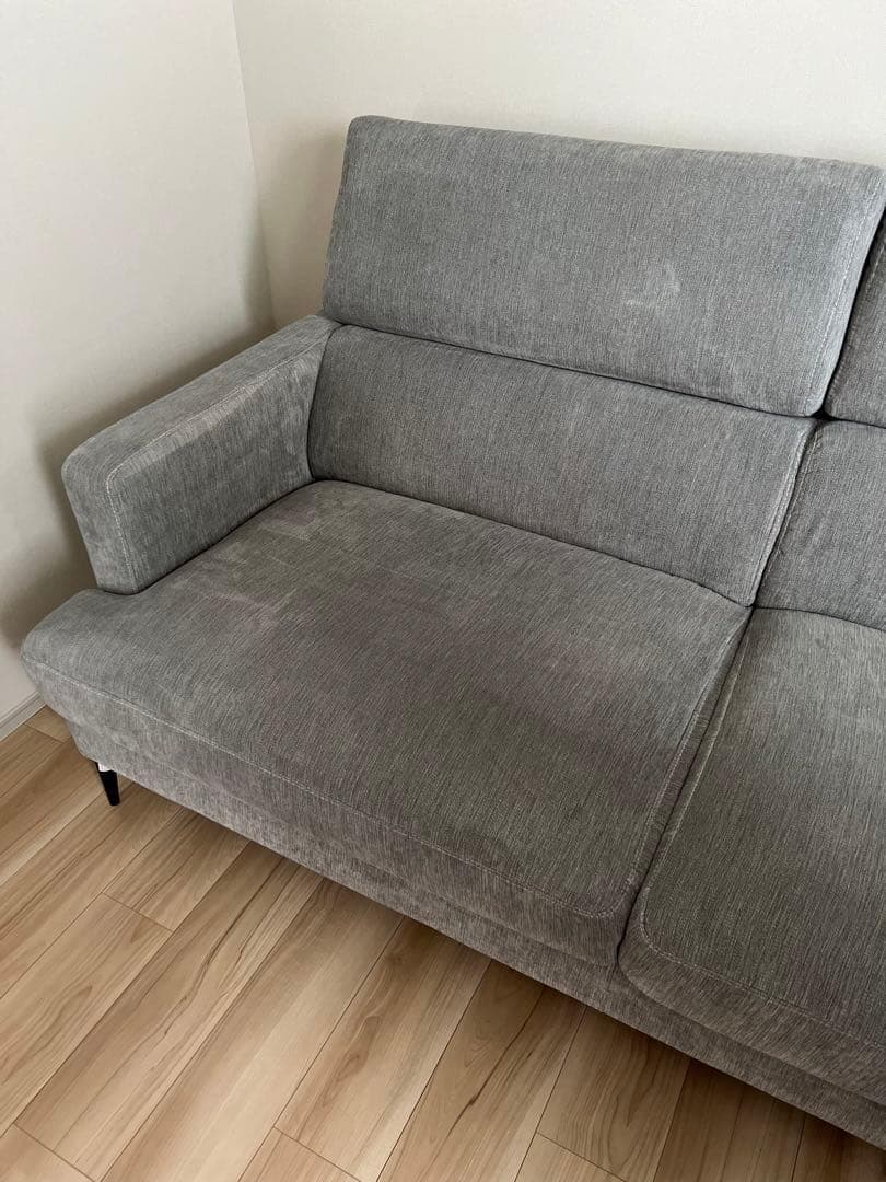 ニトリ 3人掛け 布張りソファ サザーラ