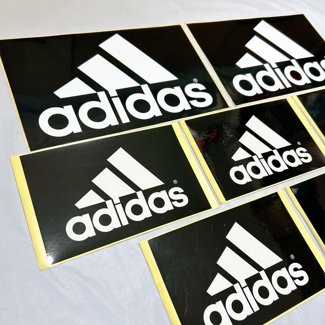 adidas ヴィンテージ ステッカー 80s 90s 大判 中判 ７枚セット