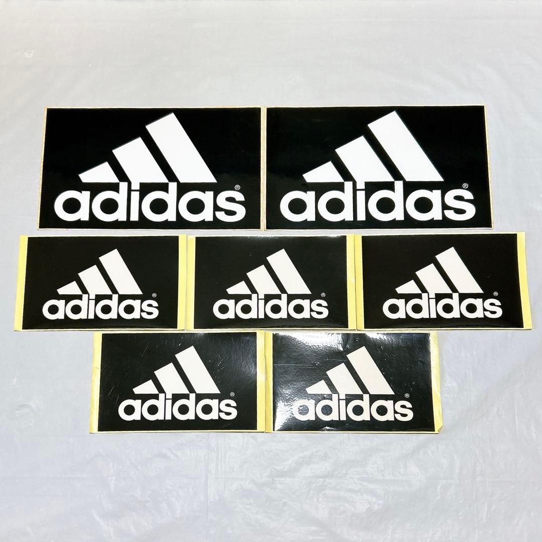 adidas ヴィンテージ ステッカー 80s 90s 大判 中判 ７枚セット