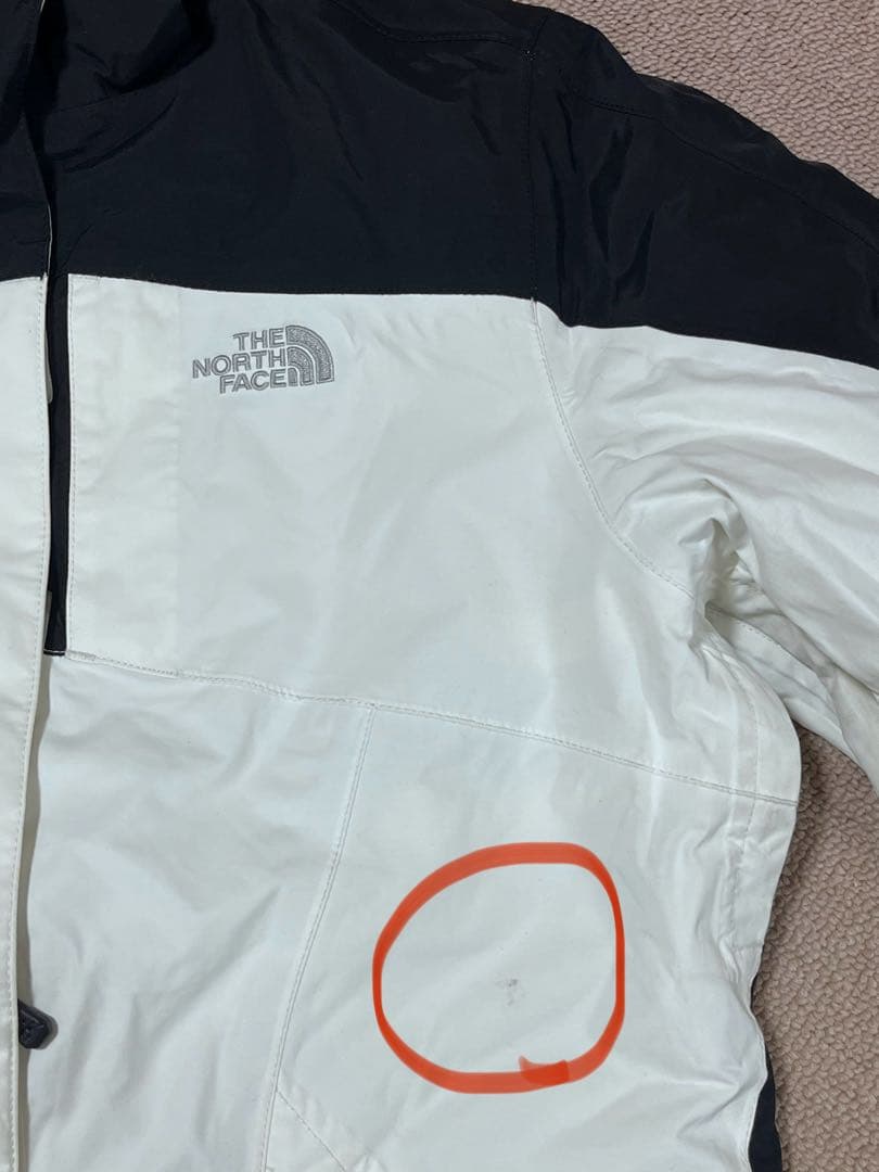 THENORTHFACE ノースフェイス　スキーウェア　白×黒　ライナー付き