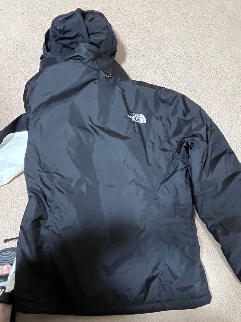 THENORTHFACE ノースフェイス　スキーウェア　白×黒　ライナー付き
