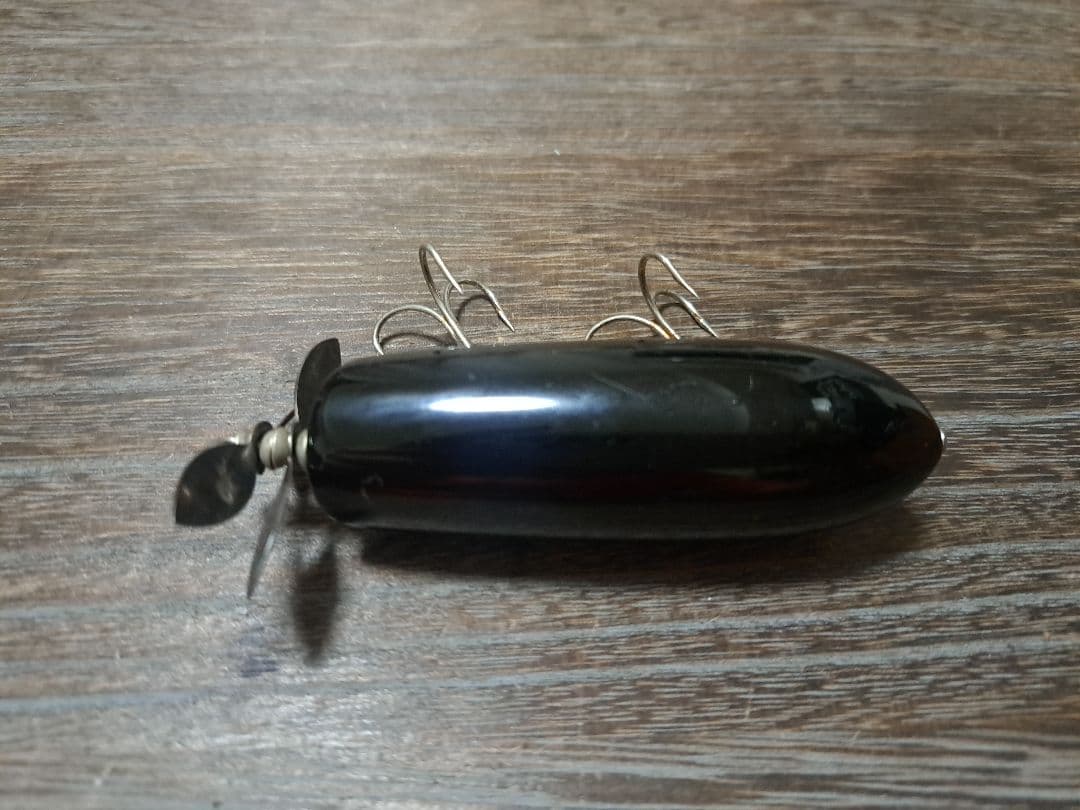 レア　漆塗り　トップウォータージャンキー　ミルヘッドターキー　KURO　黒