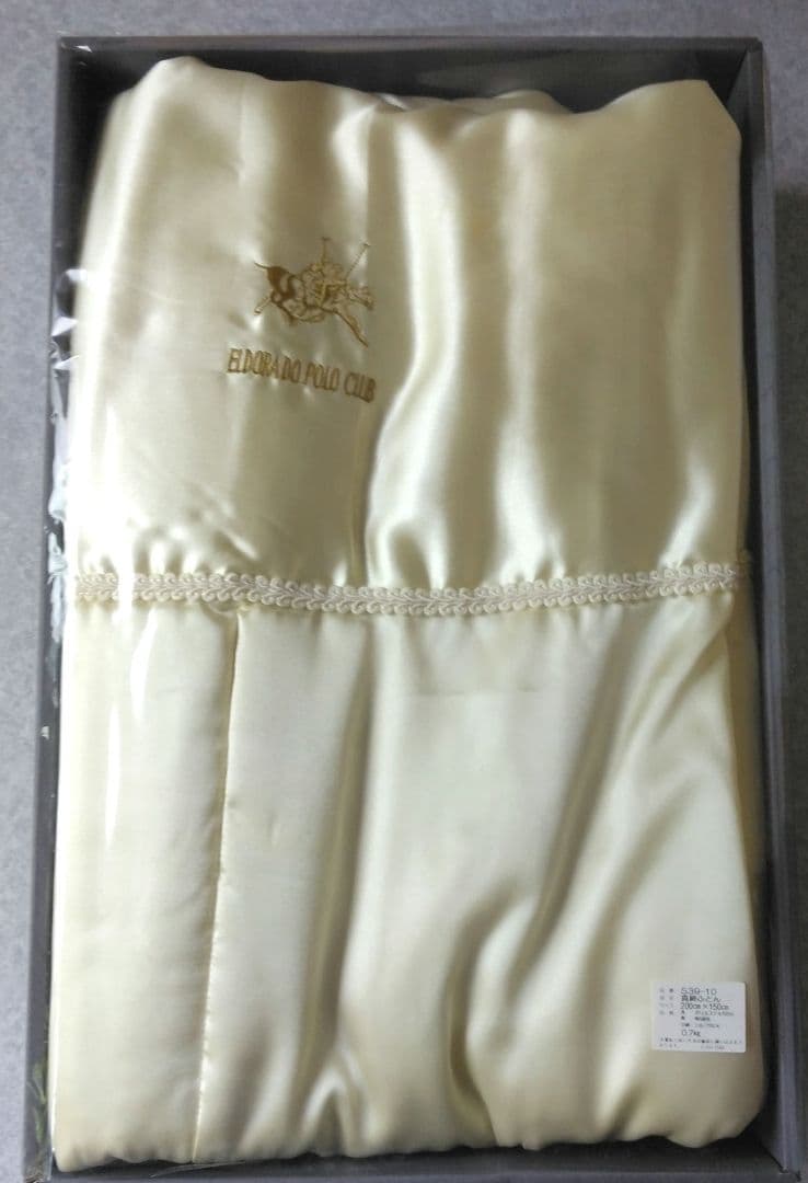 エルドラドポロクラブ　シルク肌ふとん　シングル　真綿掛け布団