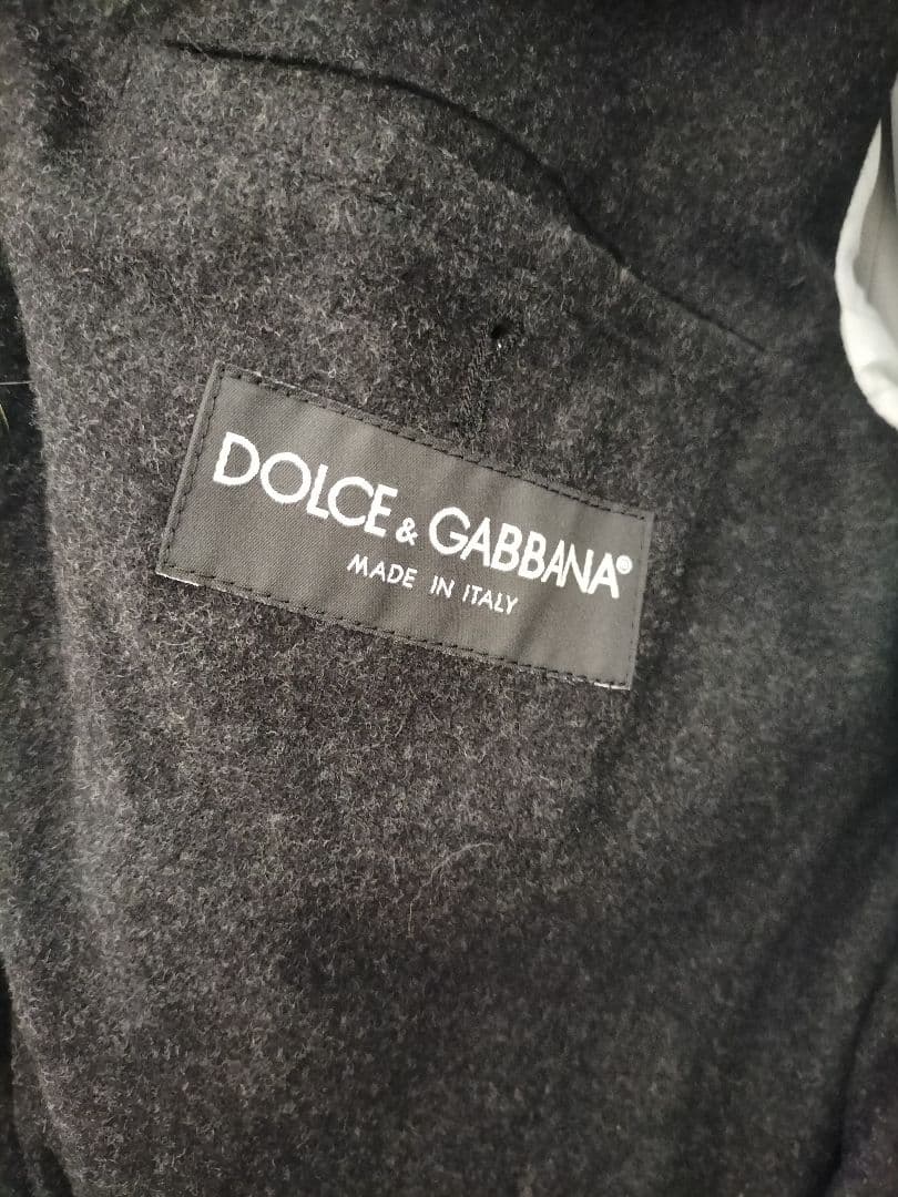 ✨美品✨ ドルチェ&ガッバーナ ウールジャケット カシミヤ混 黒 ドルガバ