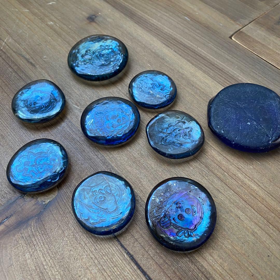 明治　大正　戦前　おはじき　サザエさん　フクスケ　他　石蹴り　ラスター　ガラス