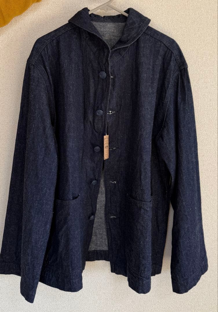 【新品】 WAREHOUSE U.S.NAVY デニム カバーオール 42 XL