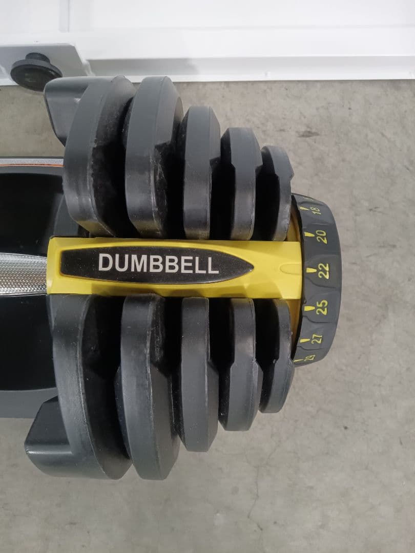 ☆可変式ダンベル☆ダイヤル式☆５kg〜４０kg☆１本☆