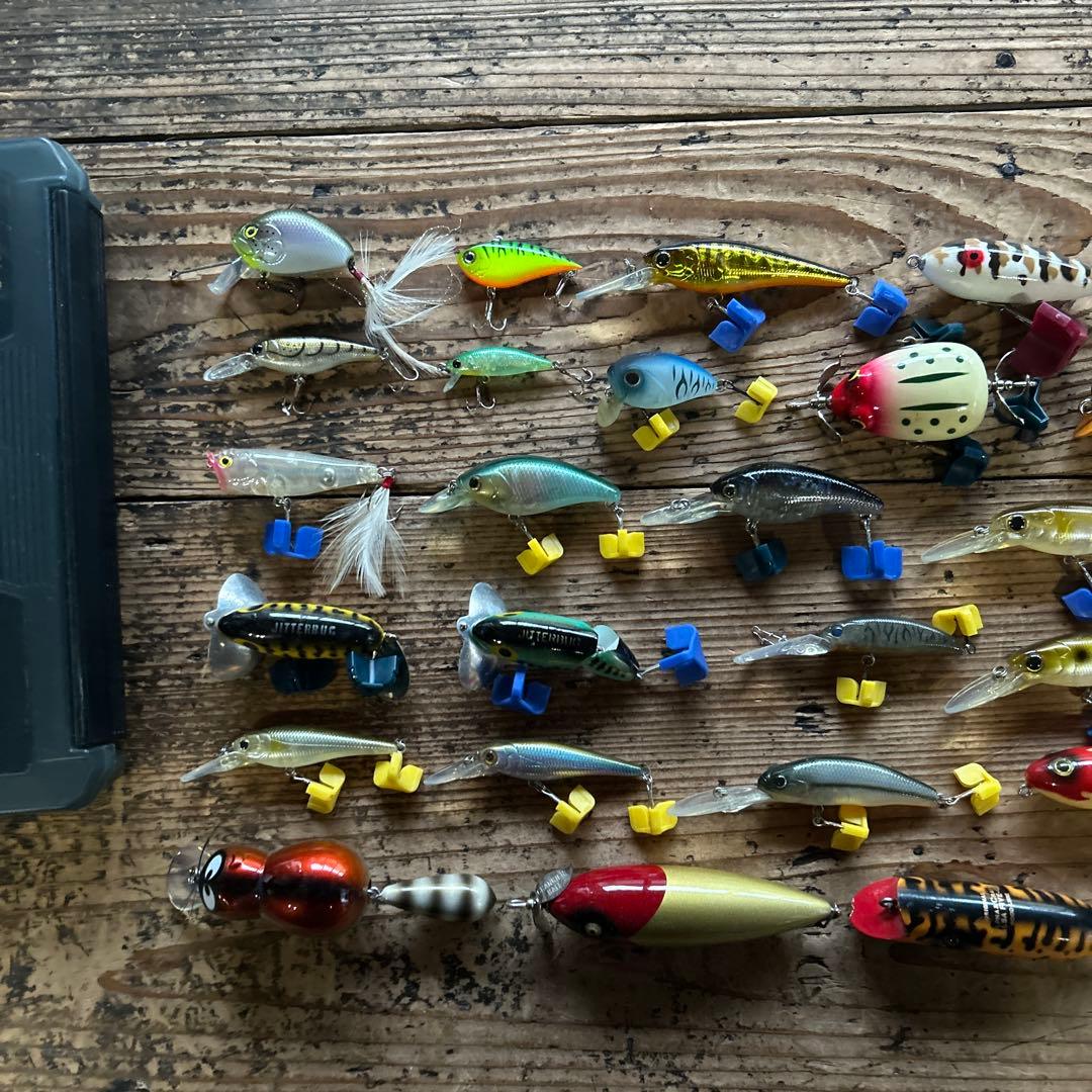 ヴィンテージルアーまとめ売り　メイホウケース付き