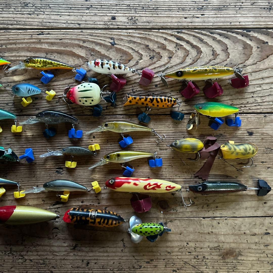 ヴィンテージルアーまとめ売り　メイホウケース付き
