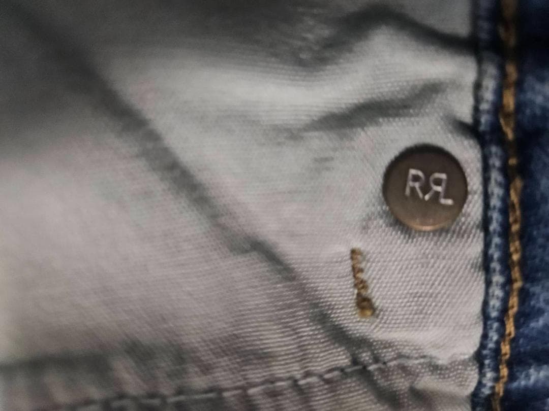 送料無料/新品未使用　DOUBLE RLダメージデニムパンツ（34）