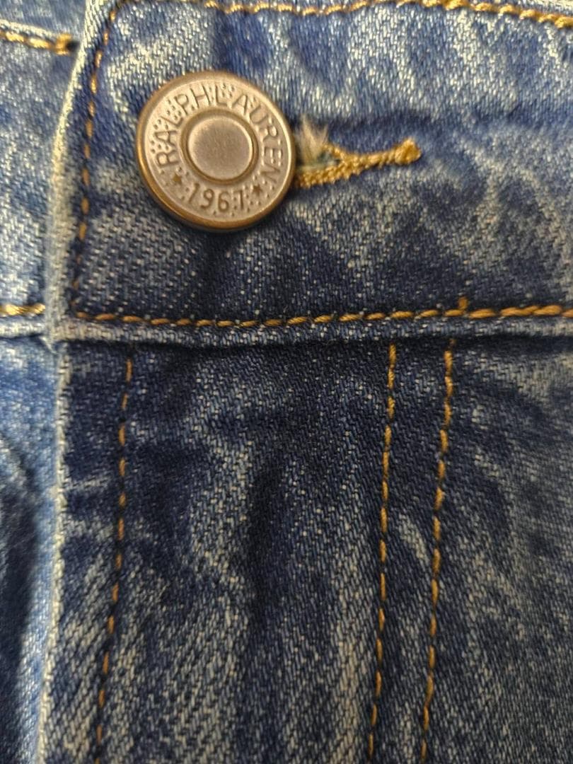 送料無料/新品未使用　DOUBLE RLダメージデニムパンツ（34）