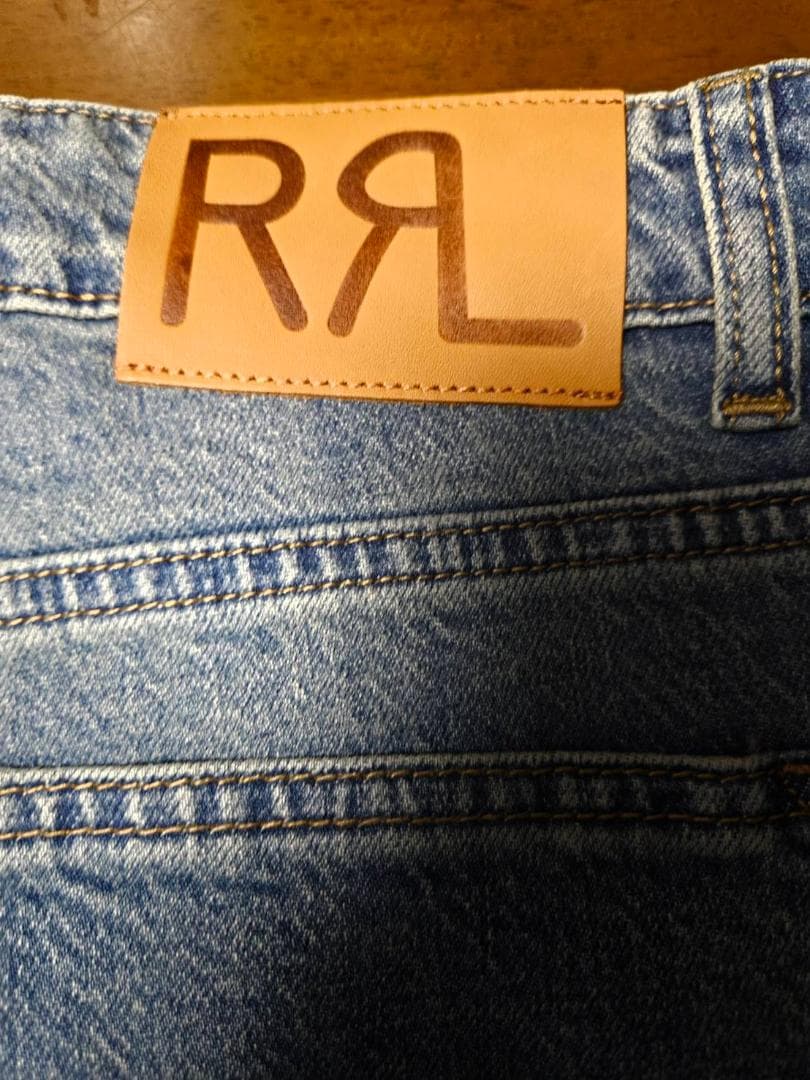 送料無料/新品未使用　DOUBLE RLダメージデニムパンツ（34）