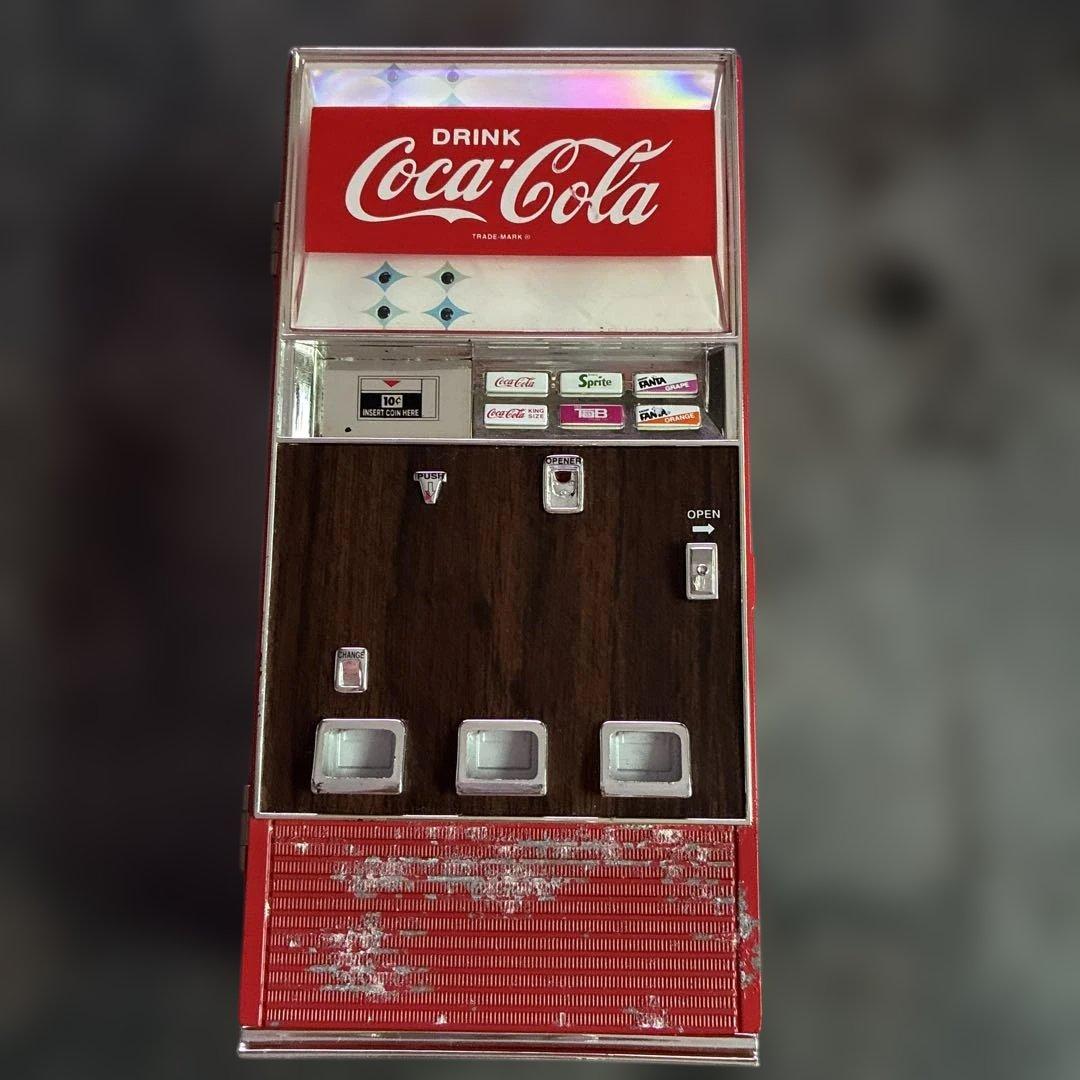 コカコーラ　自動販売機型ミュージック貯金箱