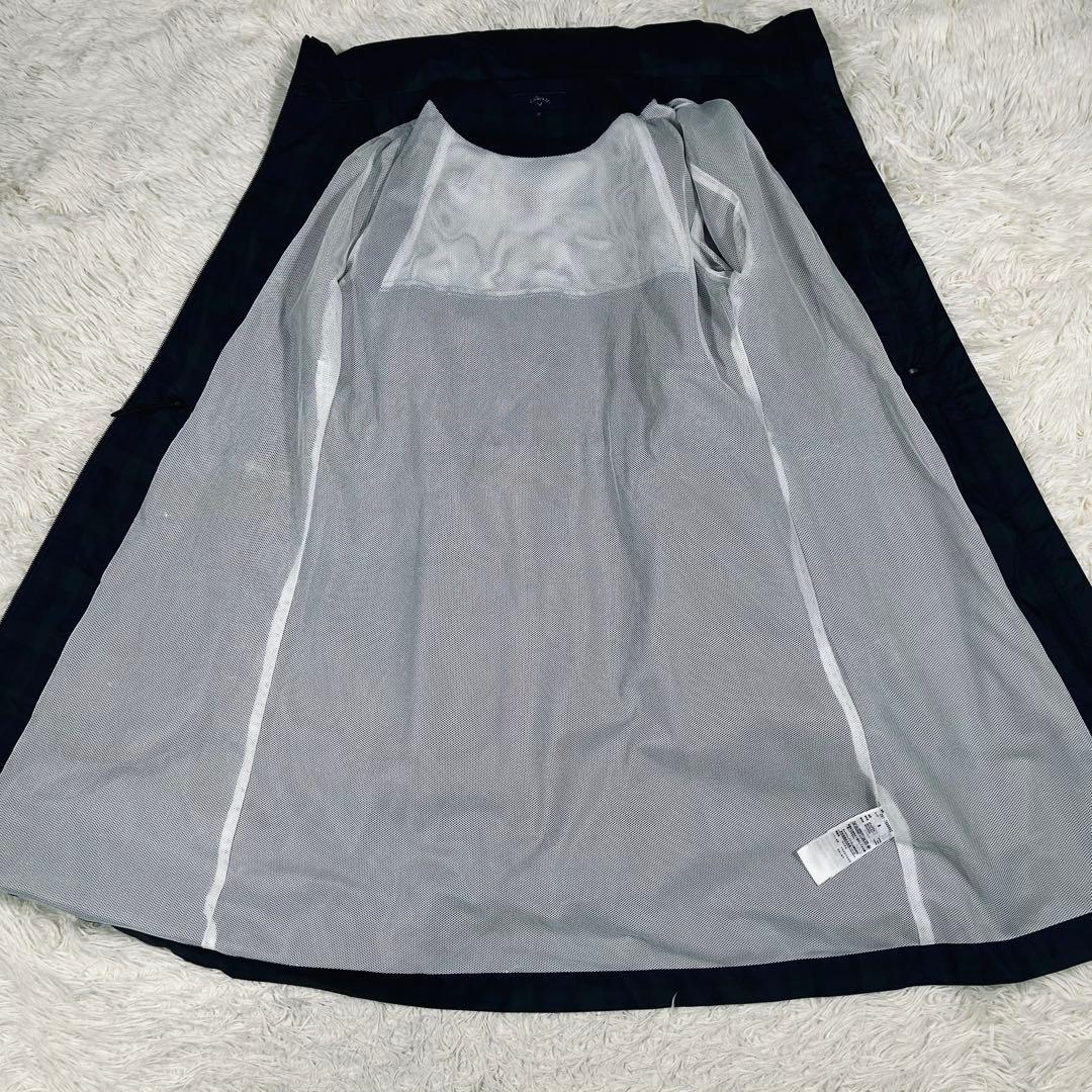 【Afrs】　美品　キャロウェイ　レインワンピース　2WAY　チェック柄