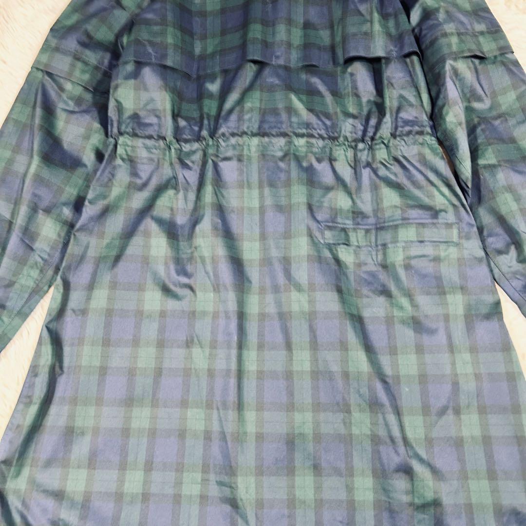 【Afrs】　美品　キャロウェイ　レインワンピース　2WAY　チェック柄