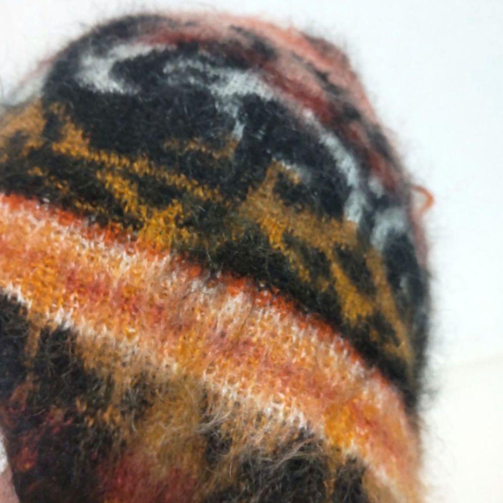 ヴィヴィアンウエストウッド ウール 耳付きニット帽 フリンジ 希少