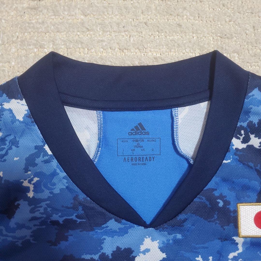 【激レア】ワンピース×サッカー日本代表×アディダス　ユニフォーム　ルフィ　L