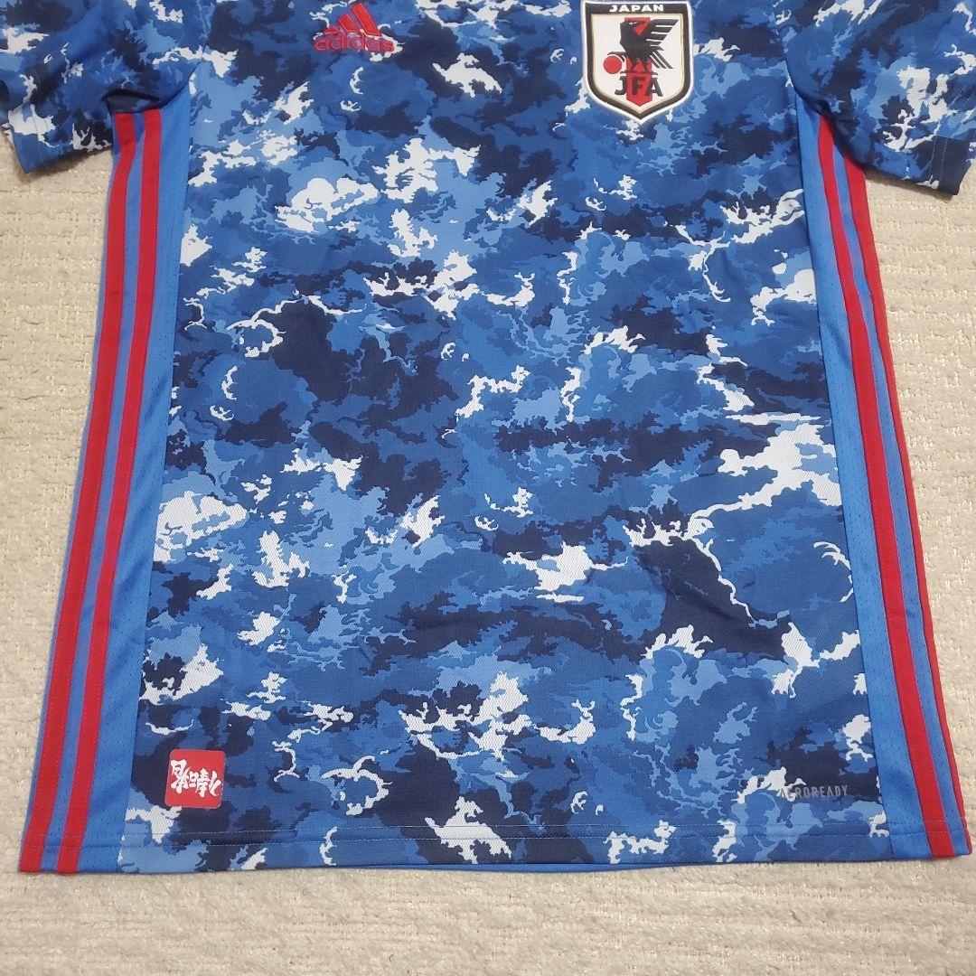 【激レア】ワンピース×サッカー日本代表×アディダス　ユニフォーム　ルフィ　L