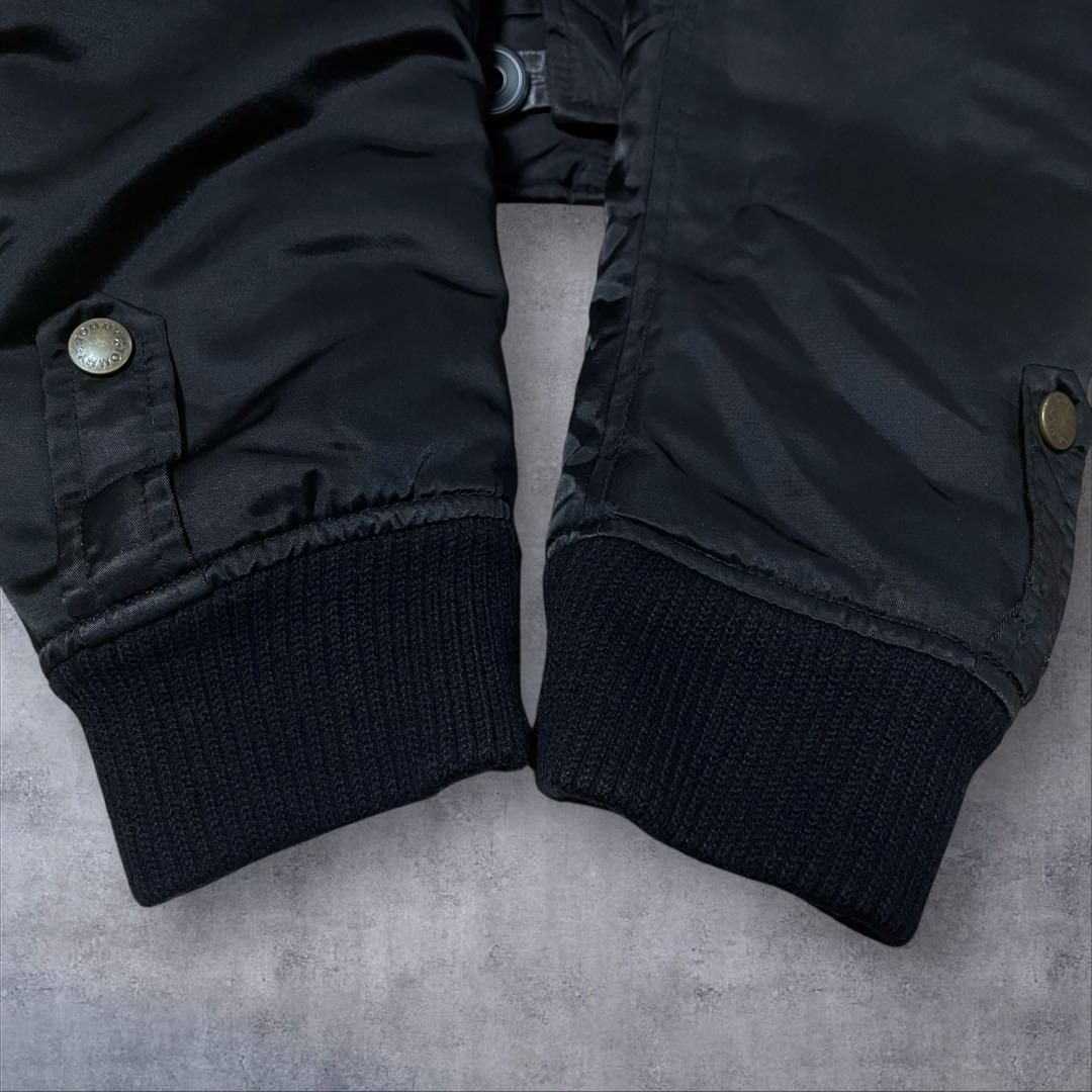  N2B フライトダウン 黒 鬼ファー Y2K ストリート お兄系