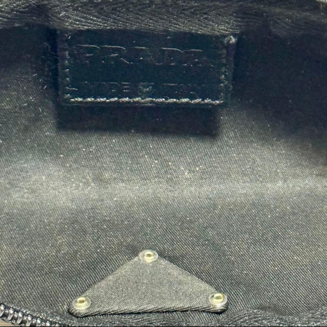 正規品 美品 PRADA プラダ ペンケース ポーチ 黒 ナイロン ギャラ