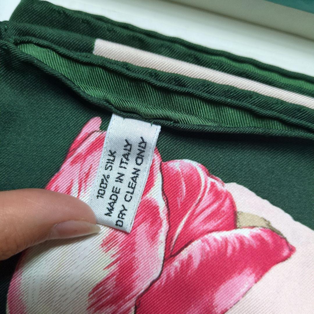 Tiffany & Co. シルクスカーフ　花柄　新品未使用