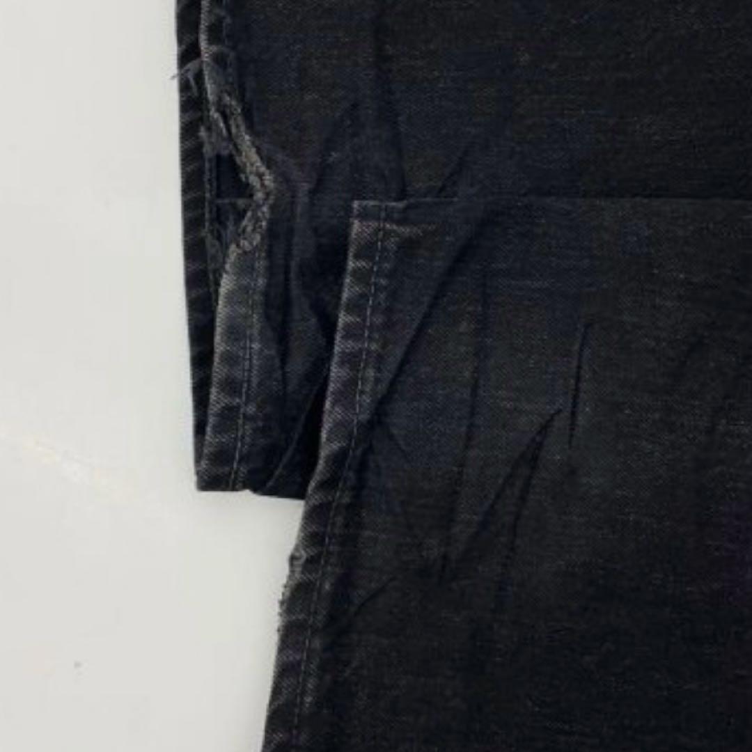 FTC / EMB ブラックデニムパンツ　25ss 人気　即完売　バギーパンツ