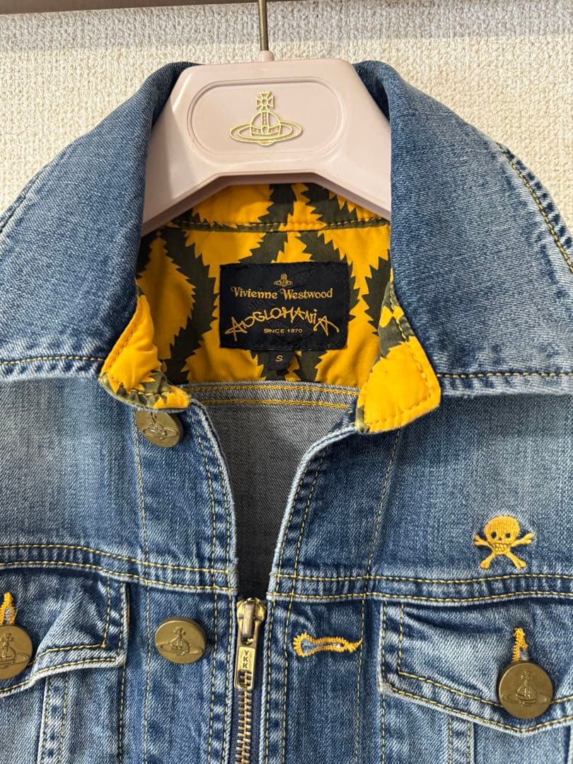 美品希少VivienneWestwood オーブ/スクイグル/デニムジャケット