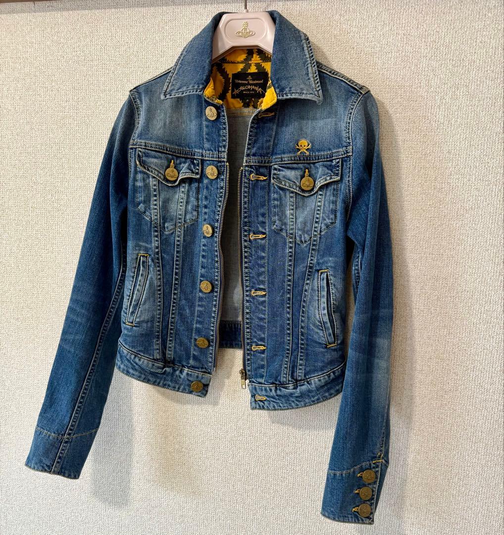 美品希少VivienneWestwood オーブ/スクイグル/デニムジャケット
