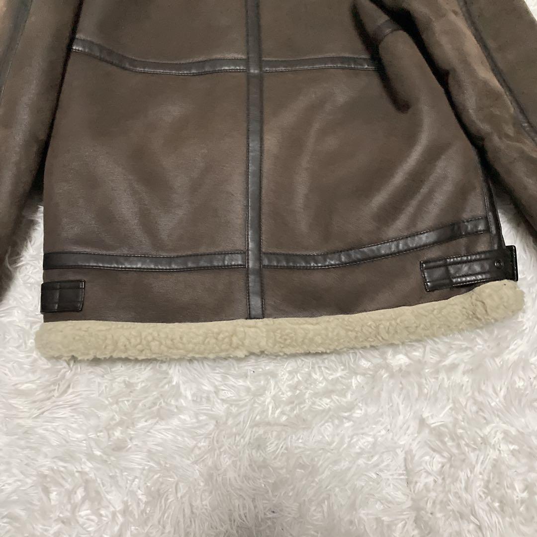 アルファインダストリーズ　B-3 ムートンジャケット　フライトジャケット　L