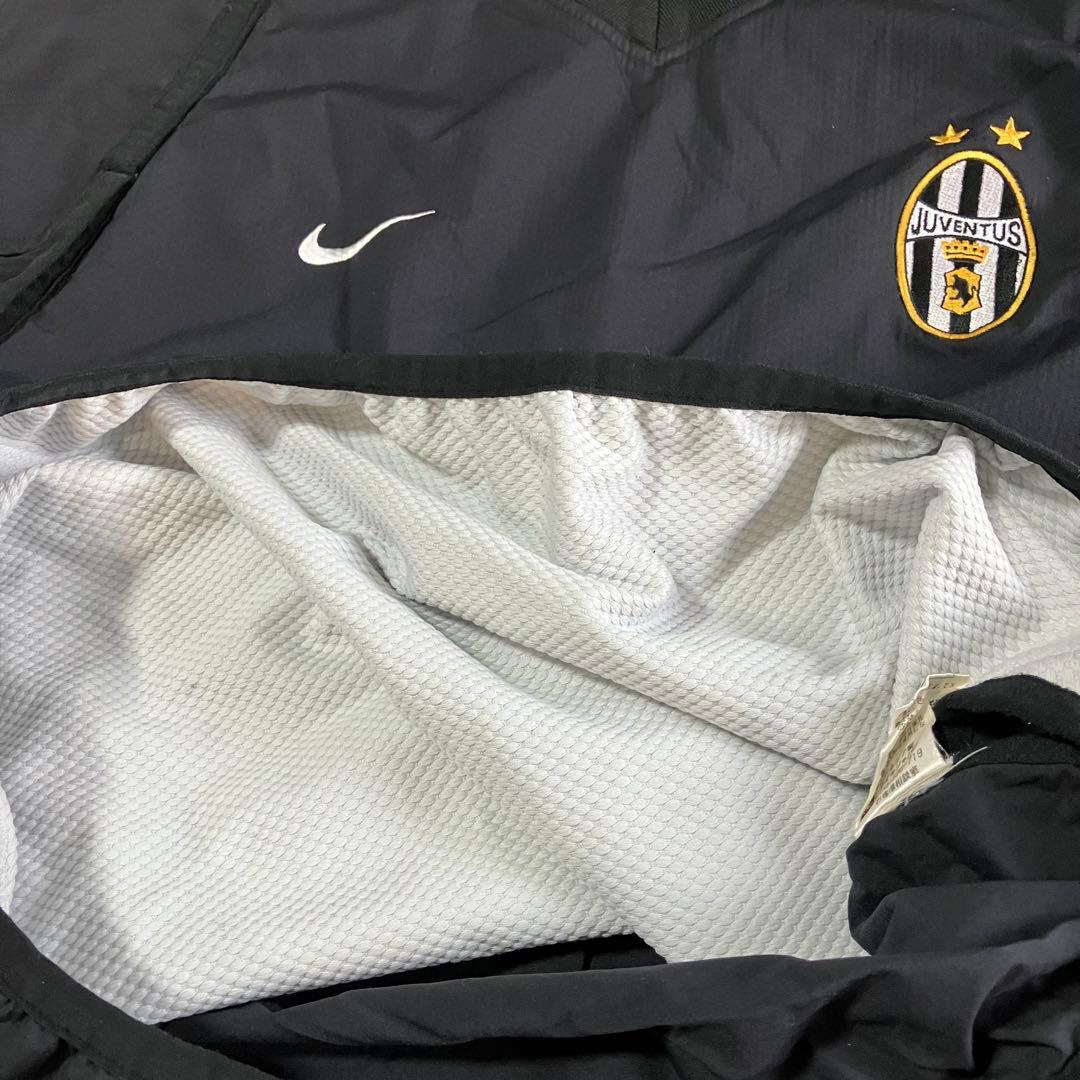00s NIKE×JUVENTUS ナイロンプルオーバー ピステ L Y2K