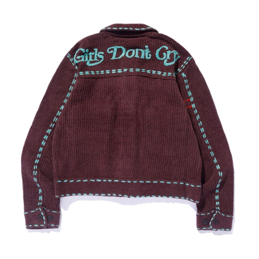 GIRLS DON'T CRY PHINGERIN PG1 KNIT BROWN - メルカリ