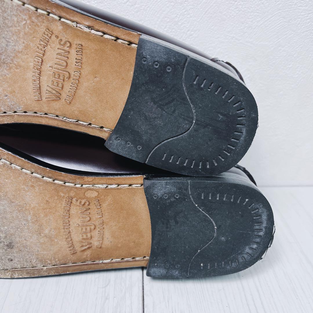 【美品】✨G.H.BASS 24㎝ タッセルローファー WINE 現行