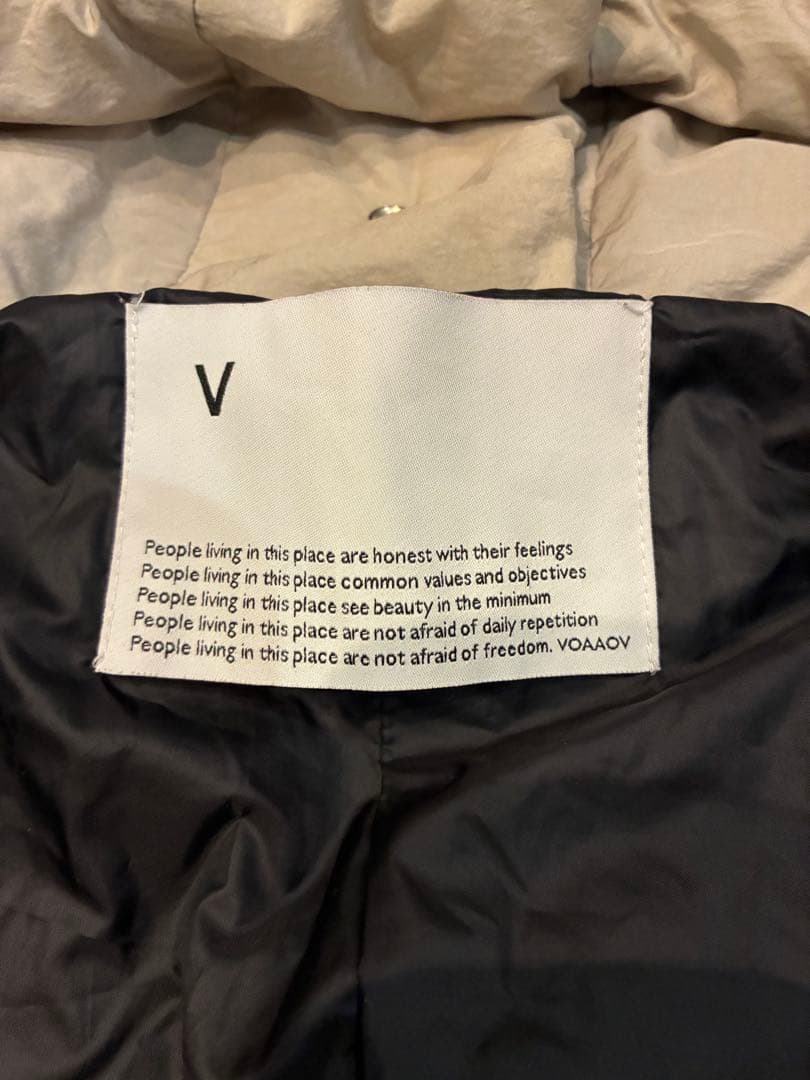 【22AW VOAAOV 河田ダウンジャケット】