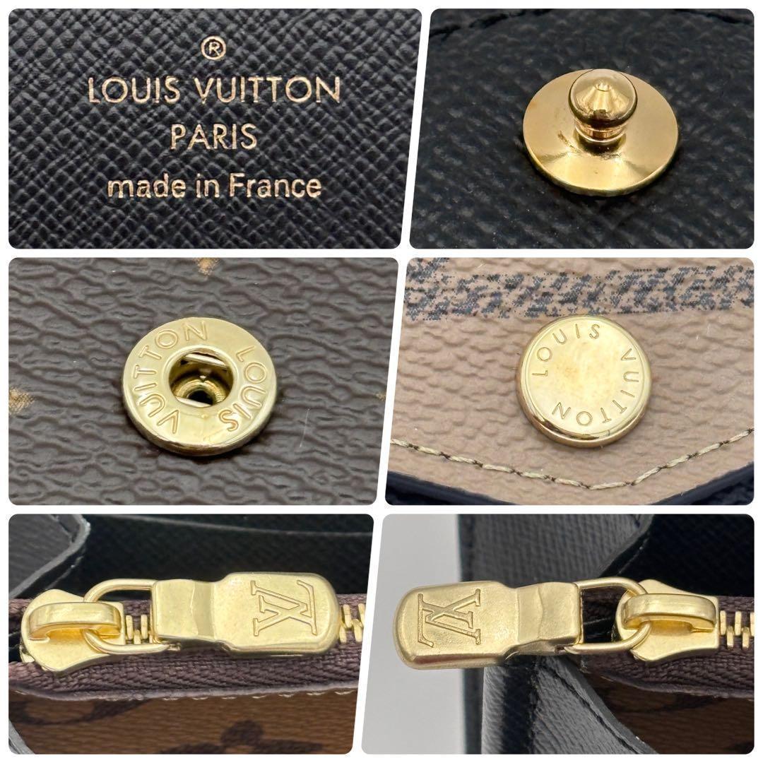 美品 ルイヴィトン　モノグラム ポルトフォイユサラ　ジャイアントリバース　長財布