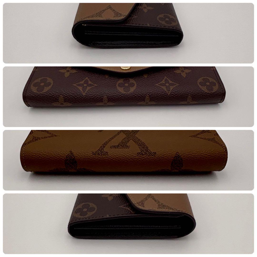 美品 ルイヴィトン　モノグラム ポルトフォイユサラ　ジャイアントリバース　長財布