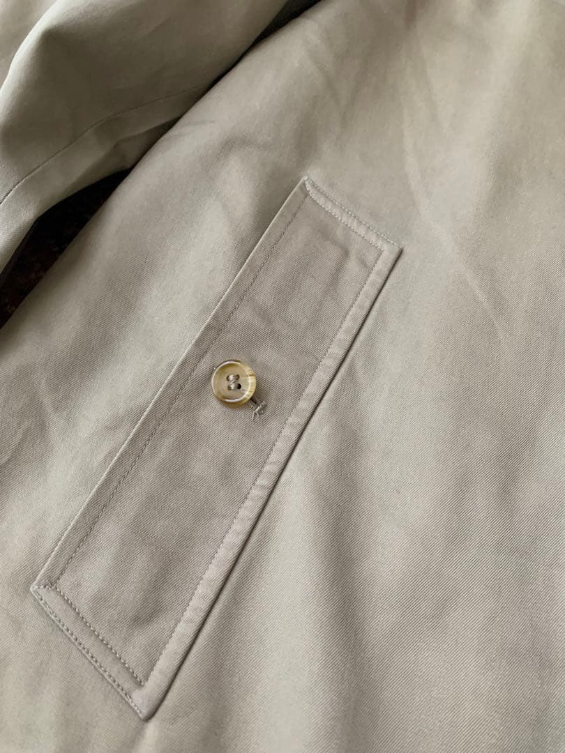 英国製 80s〜 バーバリー ステンカラーコート コットン ノバチェック メンズ