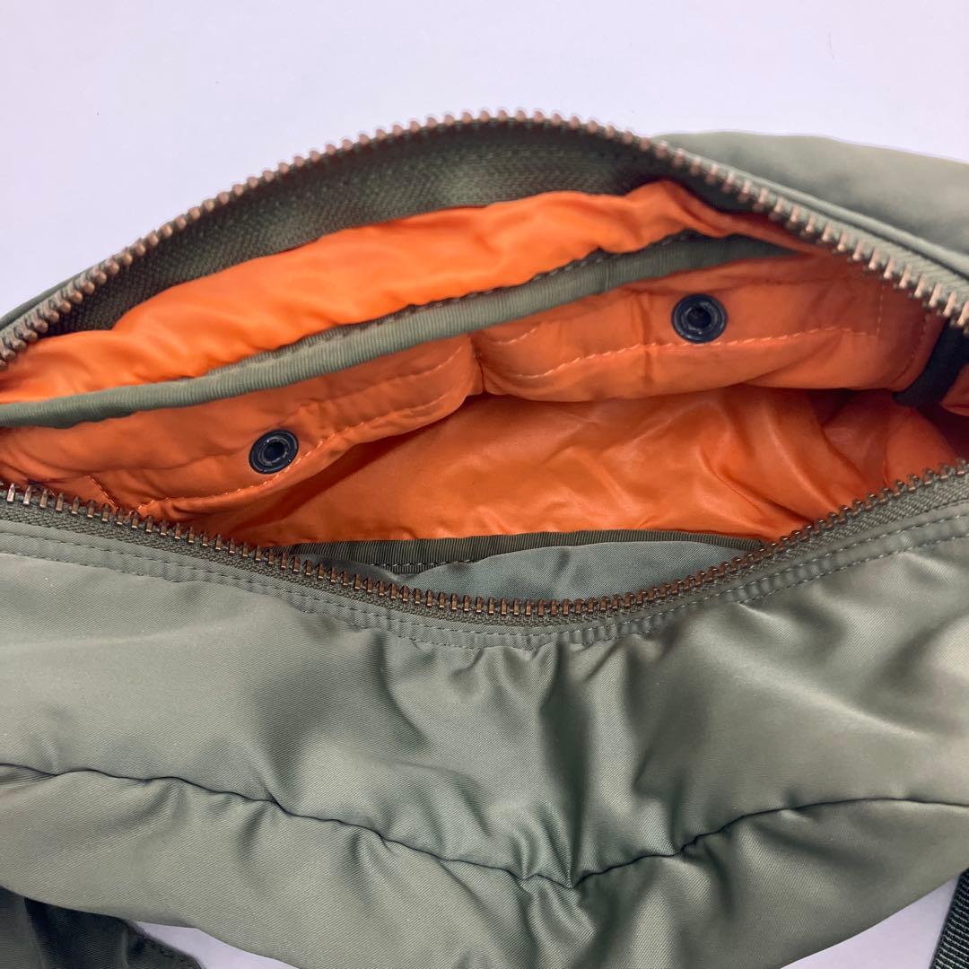 PORTER 吉田カバン TANKER ボディバッグ セージグリーン