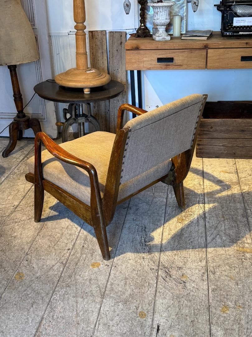 アームチェア　ジャパンヴィンテージ　木製フレーム　ミッドセンチュリー