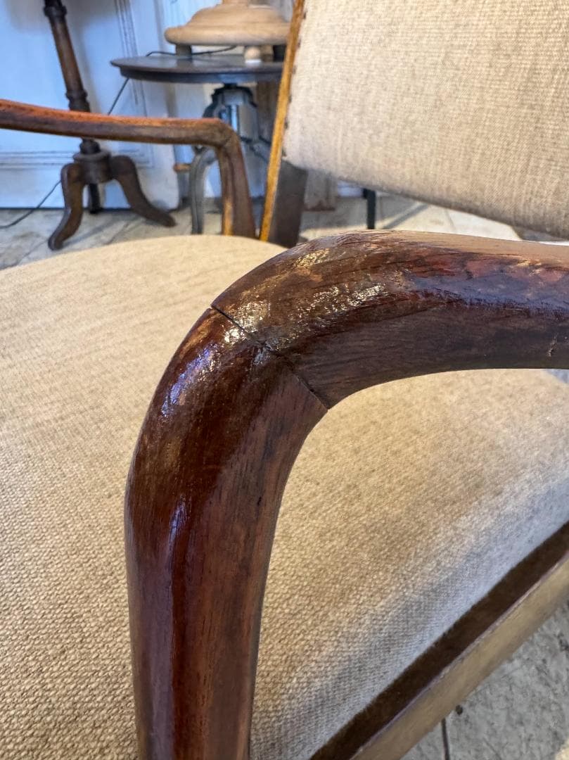 アームチェア　ジャパンヴィンテージ　木製フレーム　ミッドセンチュリー