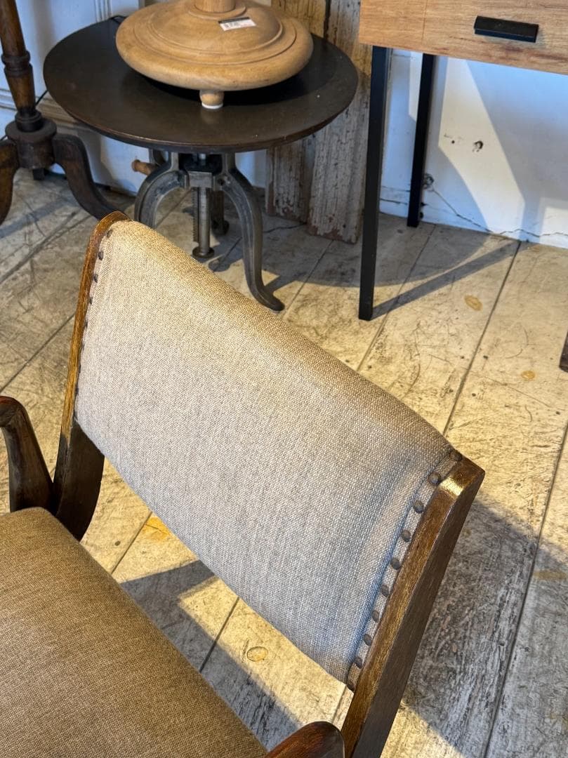 アームチェア　ジャパンヴィンテージ　木製フレーム　ミッドセンチュリー