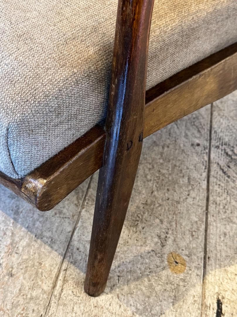 アームチェア　ジャパンヴィンテージ　木製フレーム　ミッドセンチュリー