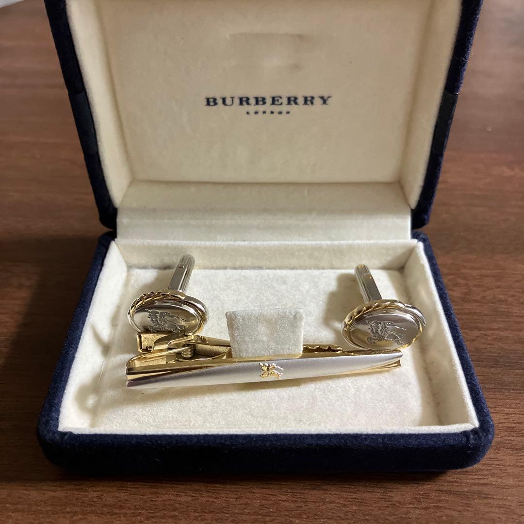 BURBERRY ネクタイピン カフスセット No.1013 バーバリー・ネクタイ
