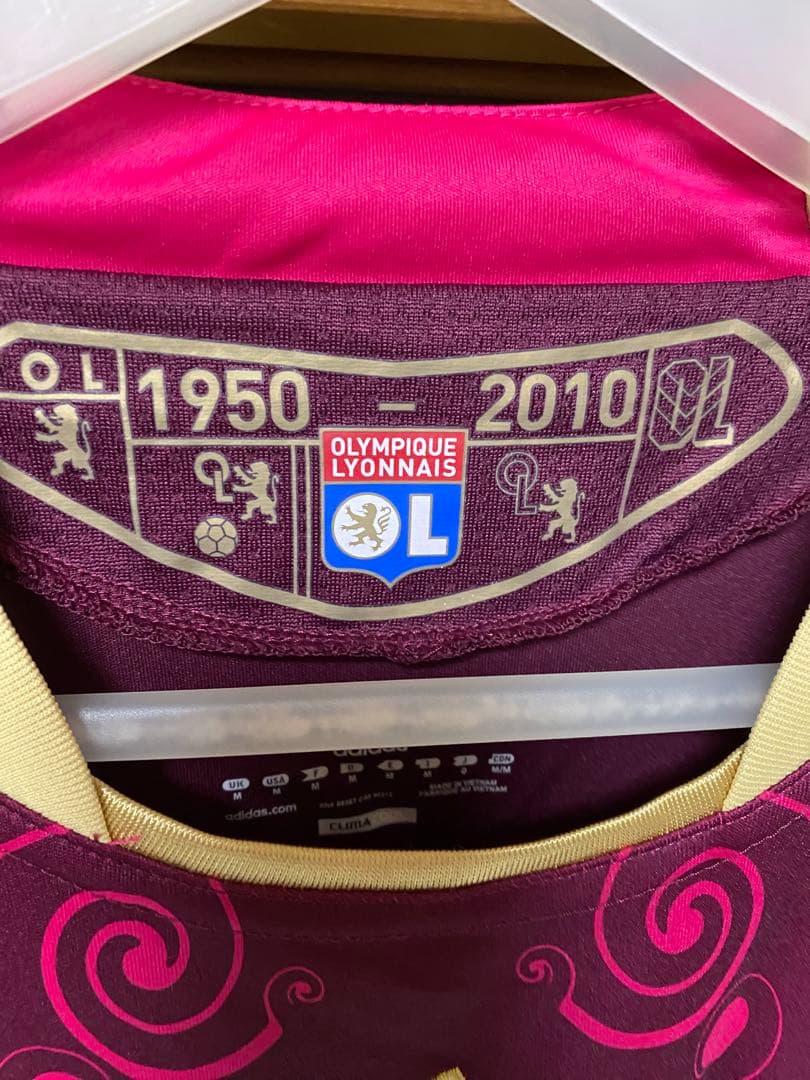 リヨン　アディダス　アウェイユニフォーム　10-11